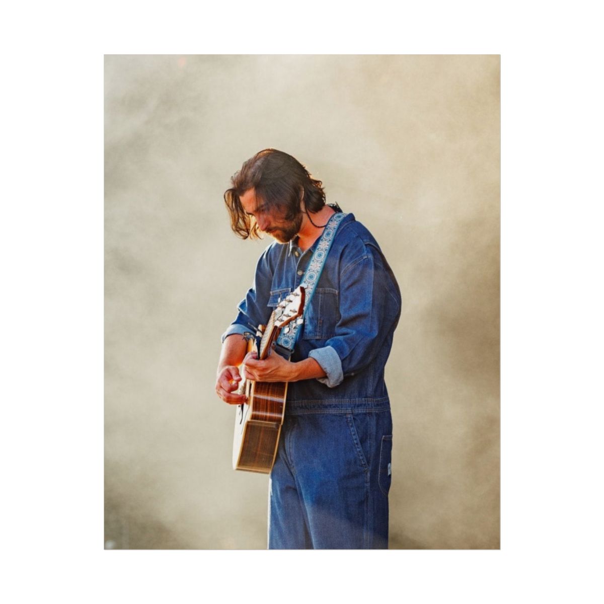 Acoustic Guitar Player Poster | Rolled Poster, Music Wall Art | Noah Kahan