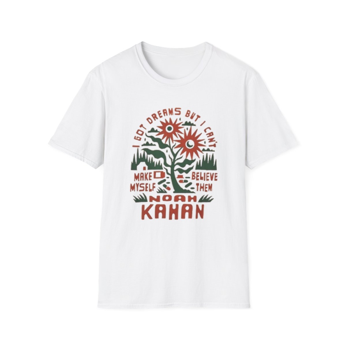 I Got Dreams But I Can’t T-Shirt | Sunflower Graphic Tee, Inspirational Quote | Noah Kahan